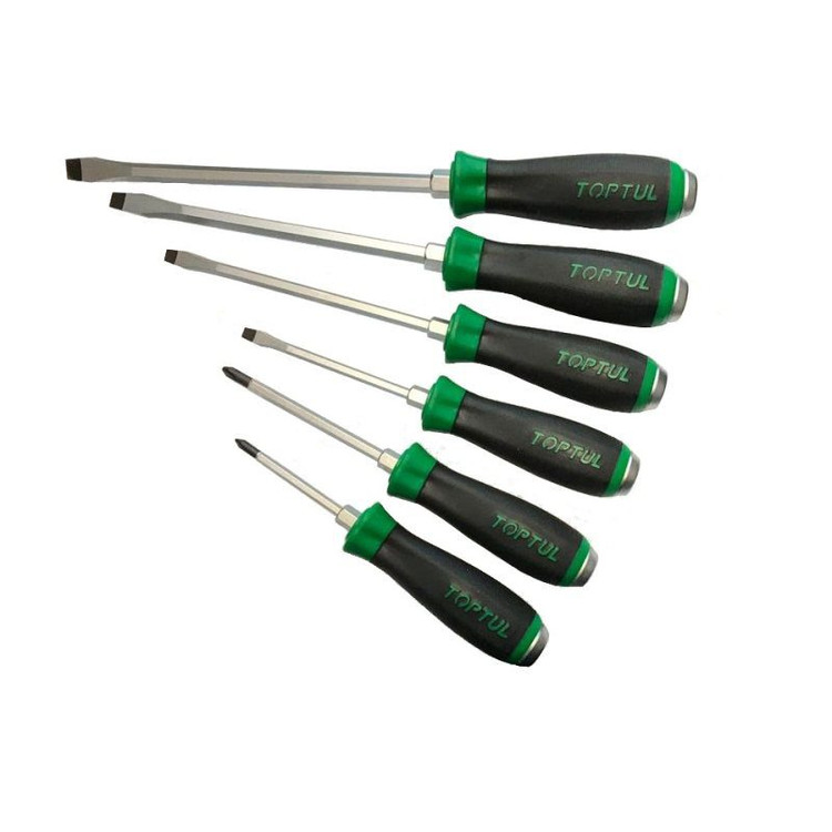 مجموعه 6عددی پیچ گوشتی ضربه ای تاپ تول مدل GAAE0613