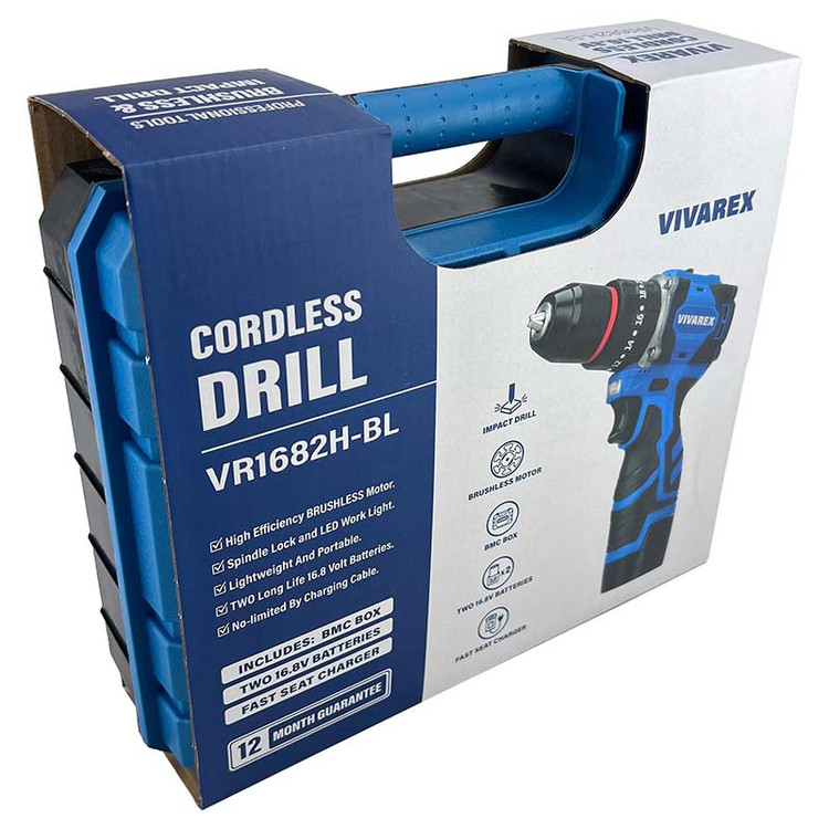 دریل پیچ گوشتی شارژی ویوارکس مدل VR1682H-BL