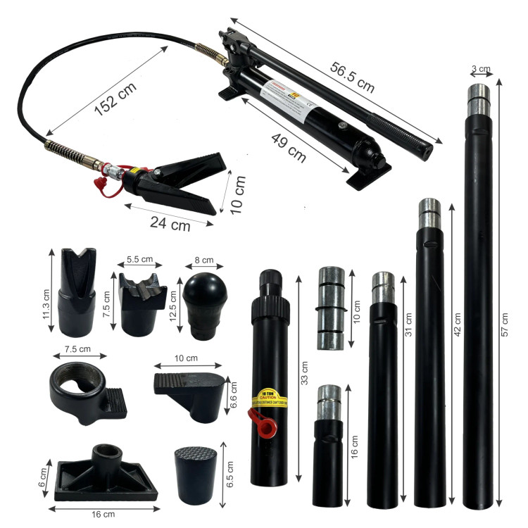 جک صافکاری 10 تن استرانگ مدل STG4611_PLUS