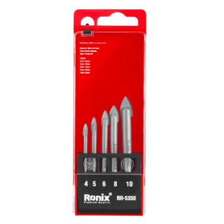 ست مته شیشه رونیکس مدل RH-5350 شامل ۵ عدد