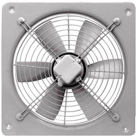 هواکش صنعتی ایلکا مدل VIE-30A4S سایز ۳۰ سانت با پروانه پلاستیکی