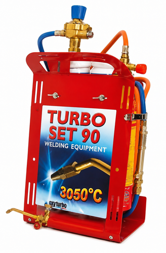 کیت جوشکاری پرتابل اکسی توربو مدل Turbo Set 90 – با دمای احتراق ۳۰۵۰ درجه سانتیگراد