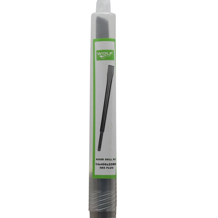 قلم 4 شیار بتن کن ولف مدل نوک تخت کد YP-14x250x25MM سایز 25 سانتی متر