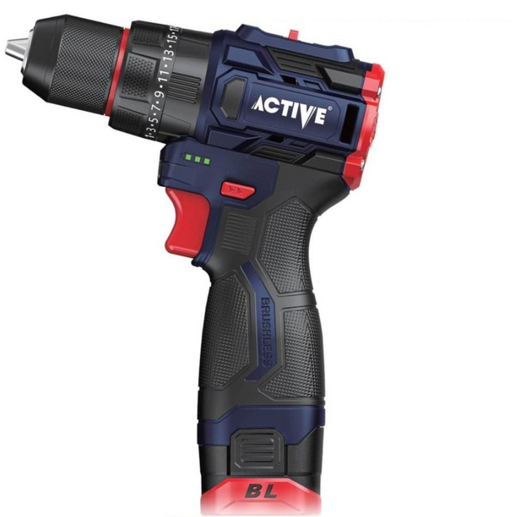 دریل شارژی براشلس AC-3216BL اکتیو (16.8 ولت)