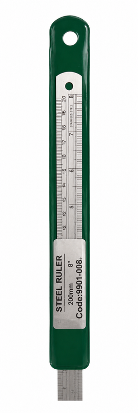 خط کش فلزی 200 میلیمتری (8 اینچ) اینسایز INSIZE مدل008- 9901