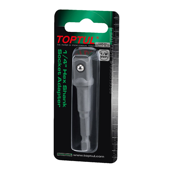 آداپتور بکس 3/8 اینچ به شش‌گوش 1/4 اینچ 65 میلی‌متری تاپ تول مدل FPKA0812G