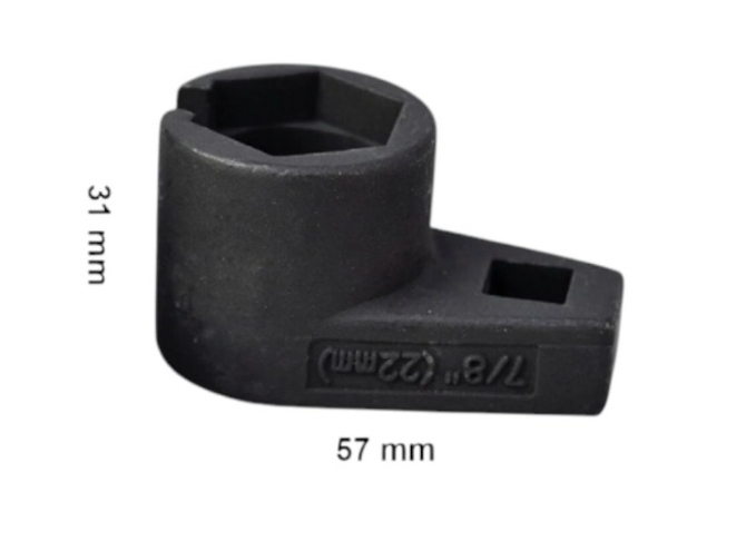 بکس سنسور اکسیژن پا کلاغی 22 میلیمتر 3.8 درایو CR-MO برند ال کا کد کالا: A2091